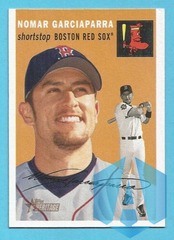 2003 Topps Heritage #100 NOMAR Garciaparra Old Logo SP SOX